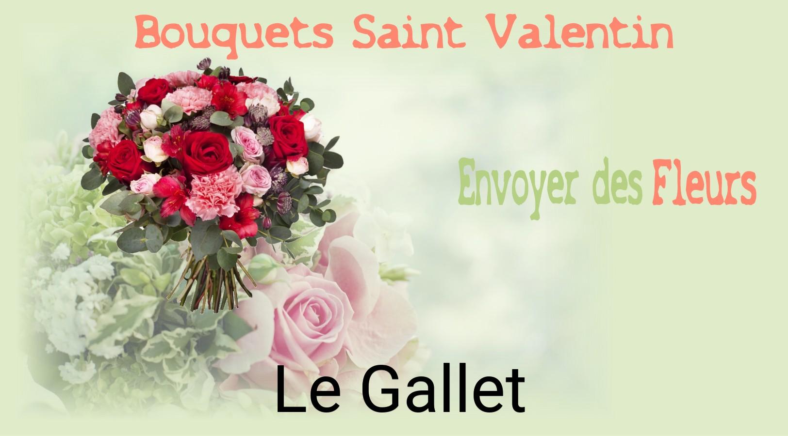 Roses de Saint-Valentin livrées à Le Gallet